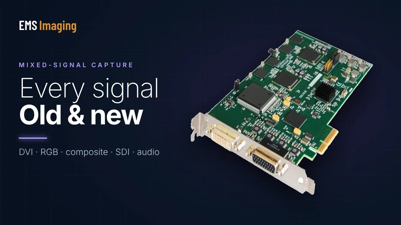 XtremeAV and XtremeRGB mixed-signal capture cards video